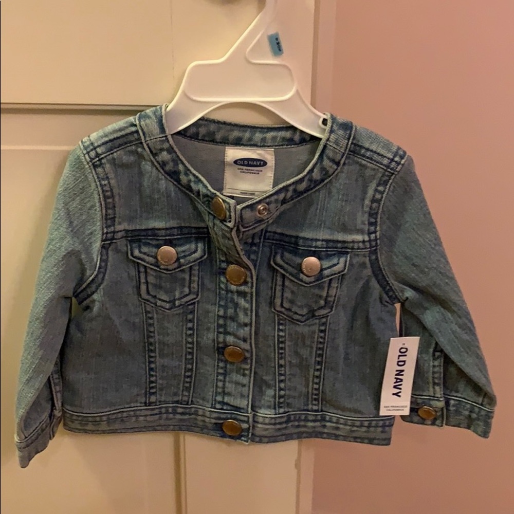 Baby Jean jacket old navy NWT